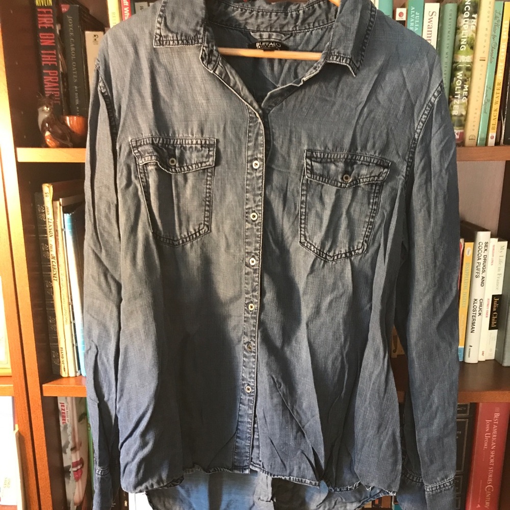 Dark Chambray Button Down